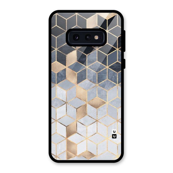 Blues And Golds Glass Back Case for Galaxy S10e