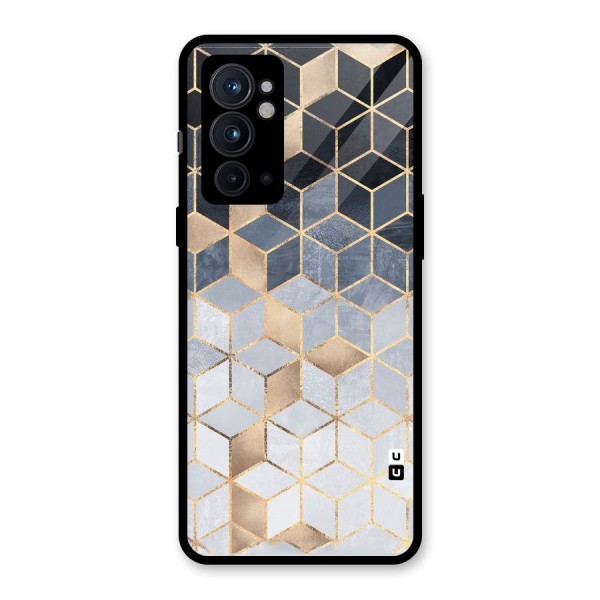 Blues And Golds Glass Back Case for OnePlus 9RT 5G