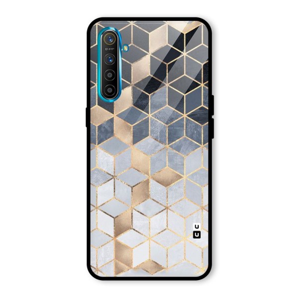 Blues And Golds Glass Back Case for Realme XT