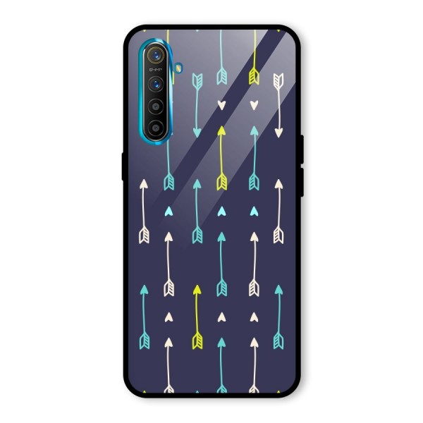 Boho Arrow Pattern Glass Back Case for Realme XT