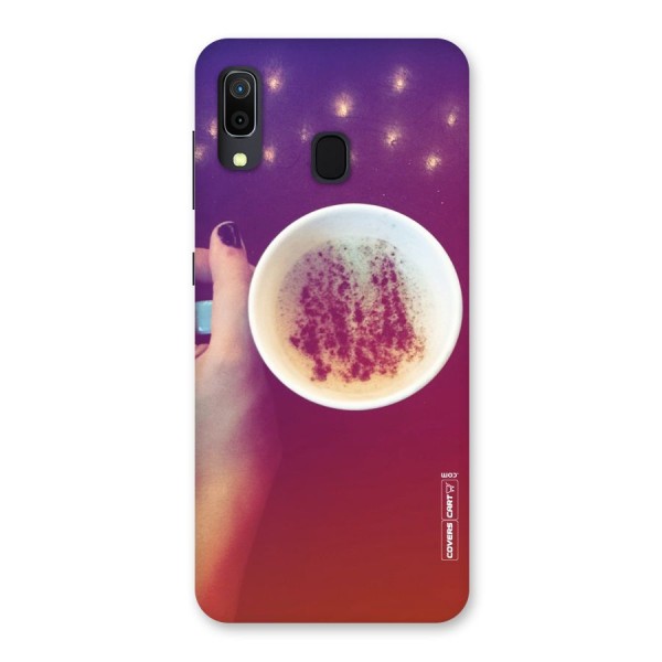 Bokeh Coffee Mug Back Case for Galaxy A20