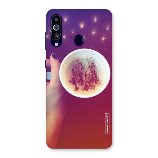 Bokeh Coffee Mug Back Case for Galaxy A60