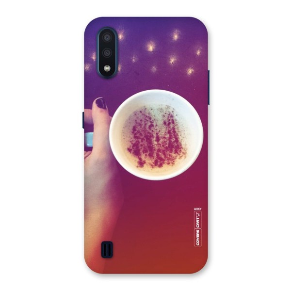 Bokeh Coffee Mug Back Case for Galaxy M01