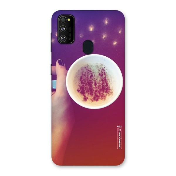 Bokeh Coffee Mug Back Case for Galaxy M21