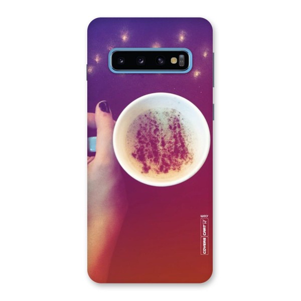 Bokeh Coffee Mug Back Case for Galaxy S10