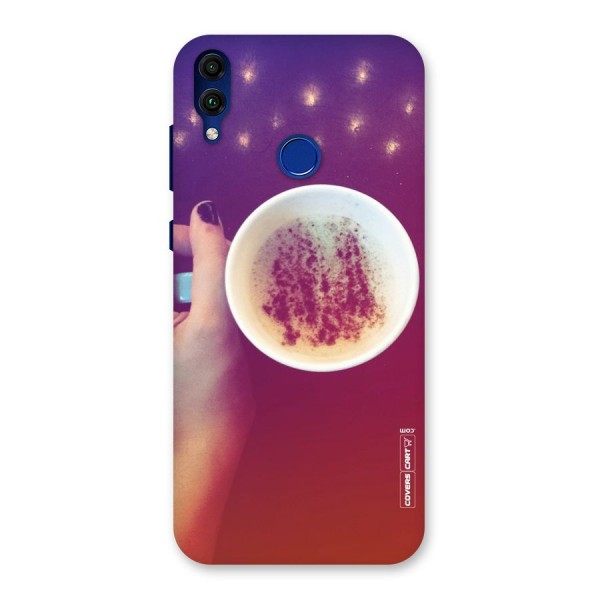 Bokeh Coffee Mug Back Case for Honor 8C