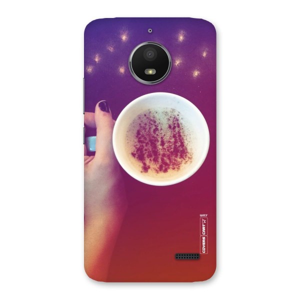 Bokeh Coffee Mug Back Case for Moto E4