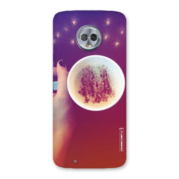 Bokeh Coffee Mug Back Case for Moto G6