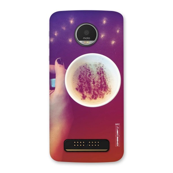 Bokeh Coffee Mug Back Case for Moto Z Play