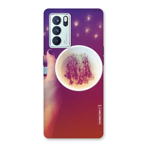 Bokeh Coffee Mug Back Case for Oppo Reno6 Pro 5G