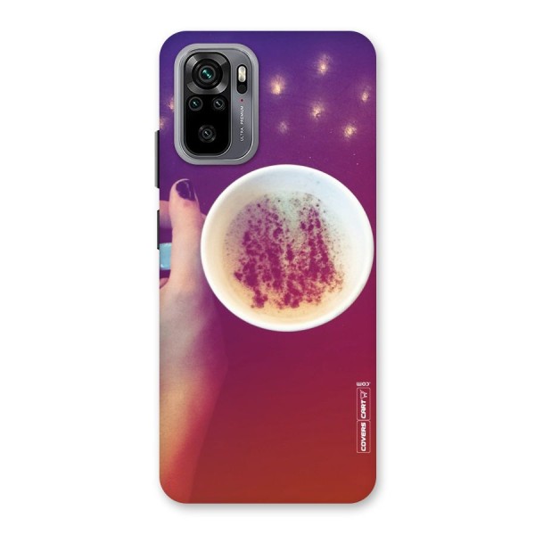 Bokeh Coffee Mug Back Case for Redmi Note 10