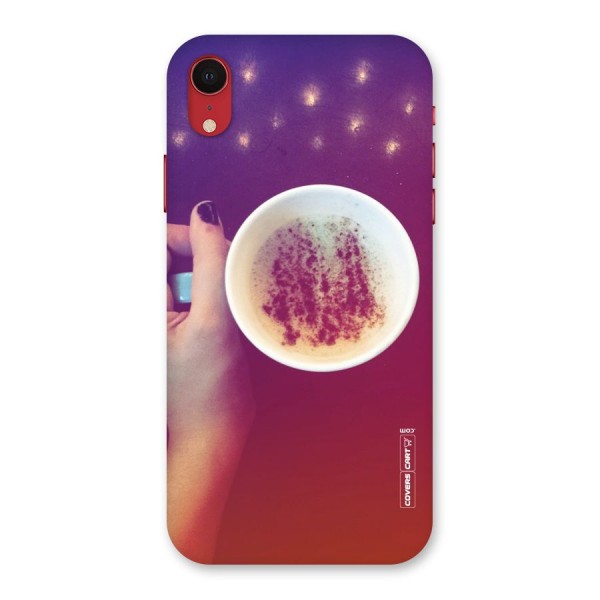 Bokeh Coffee Mug Back Case for iPhone XR