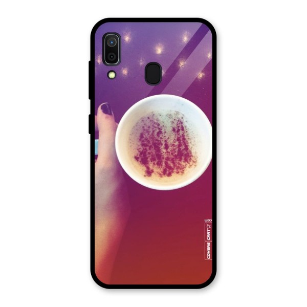 Bokeh Coffee Mug Glass Back Case for Galaxy A30