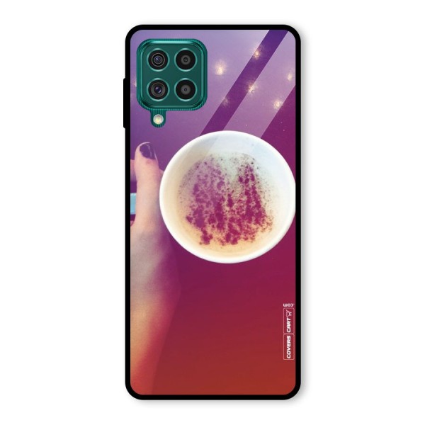 Bokeh Coffee Mug Glass Back Case for Galaxy F62