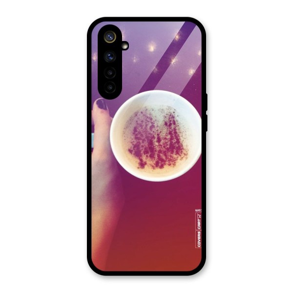 Bokeh Coffee Mug Glass Back Case for Realme 6