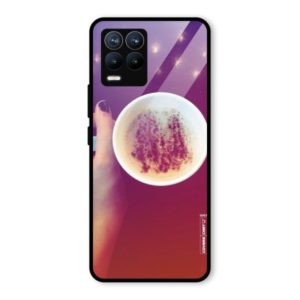 Bokeh Coffee Mug Glass Back Case for Realme 8