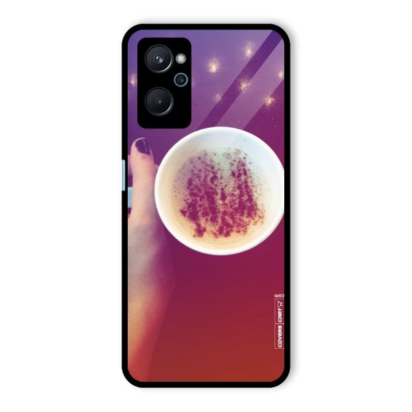 Bokeh Coffee Mug Glass Back Case for Realme 9i