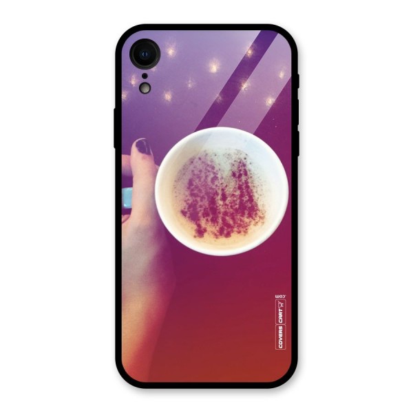 Bokeh Coffee Mug Glass Back Case for XR