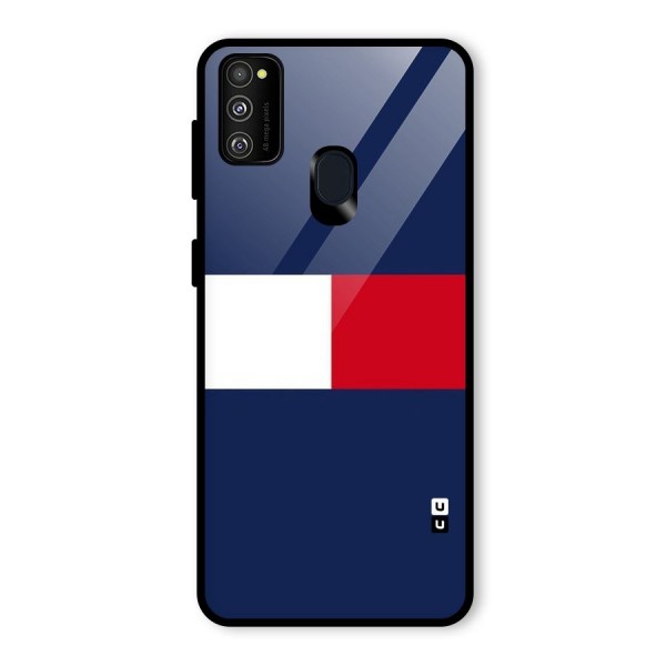 Bold Colours Glass Back Case for Galaxy M21