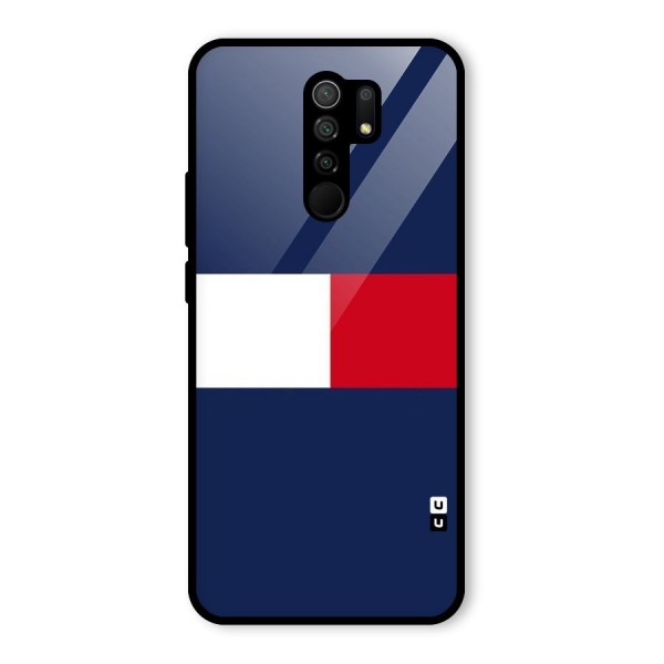 Bold Colours Glass Back Case for Redmi 9 Prime