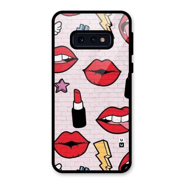 Bold Red Glass Back Case for Galaxy S10e