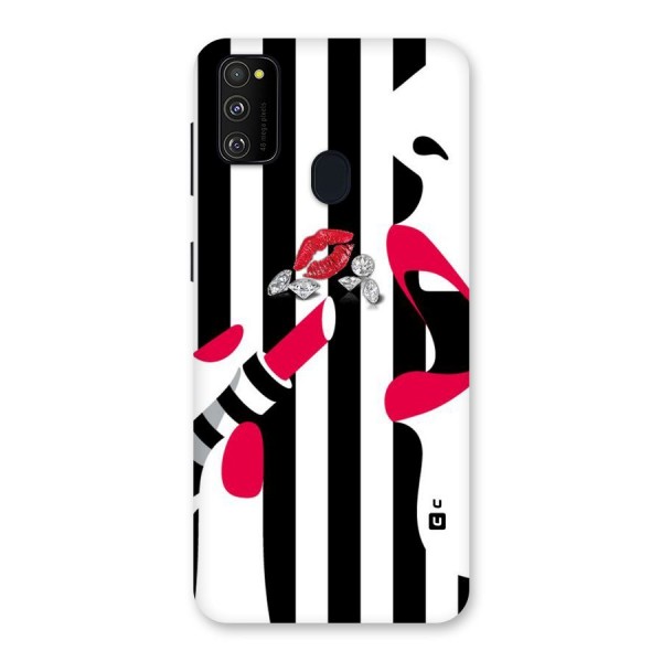 Bold Woman Back Case for Galaxy M21