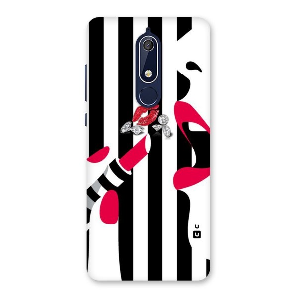 Bold Woman Back Case for Nokia 5.1