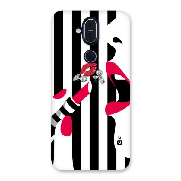 Bold Woman Back Case for Nokia 8.1