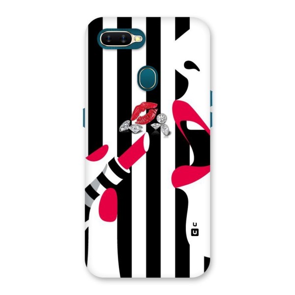 Bold Woman Back Case for Oppo A12