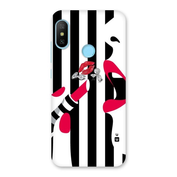 Bold Woman Back Case for Redmi 6 Pro