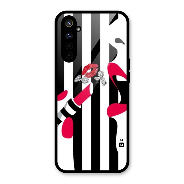 Bold Woman Glass Back Case for Realme 6