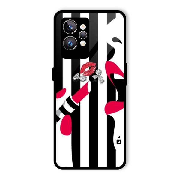 Bold Woman Glass Back Case for Realme GT2 Pro