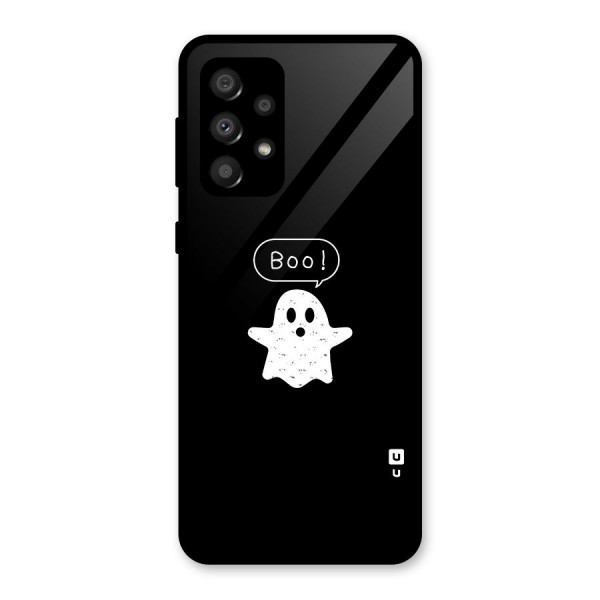 Boo Cute Ghost Glass Back Case for Galaxy A32