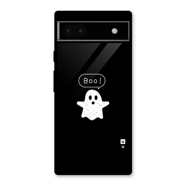 Boo Cute Ghost Glass Back Case for Google Pixel 6a