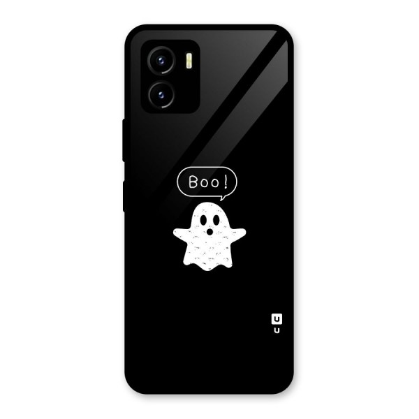 Boo Cute Ghost Glass Back Case for Vivo Y15s