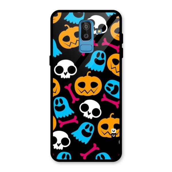 Boo Design Glass Back Case for Galaxy J8