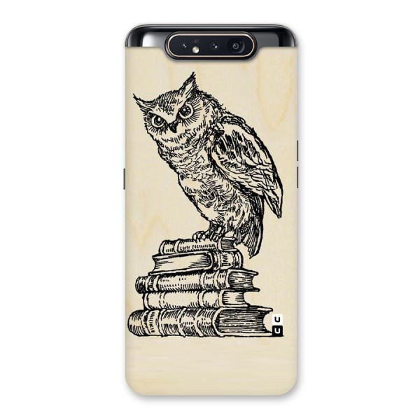 Book Owl Back Case for Galaxy A80