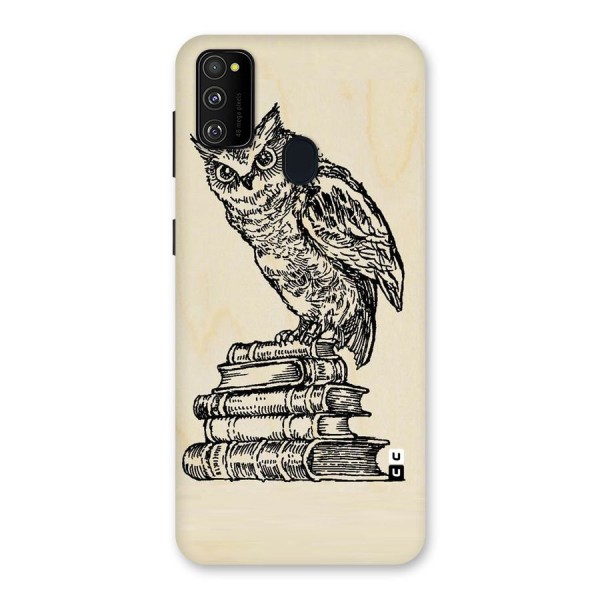 Book Owl Back Case for Galaxy M21