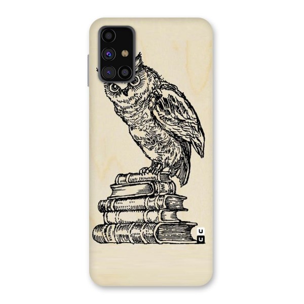 Book Owl Back Case for Galaxy M31s