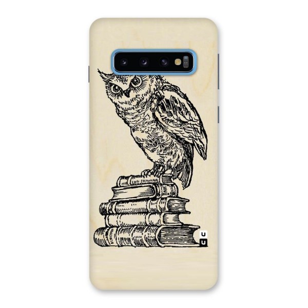 Book Owl Back Case for Galaxy S10