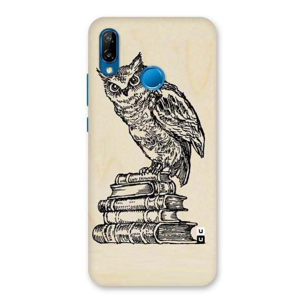 Book Owl Back Case for Huawei P20 Lite