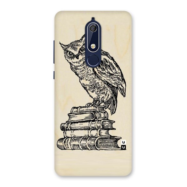 Book Owl Back Case for Nokia 5.1