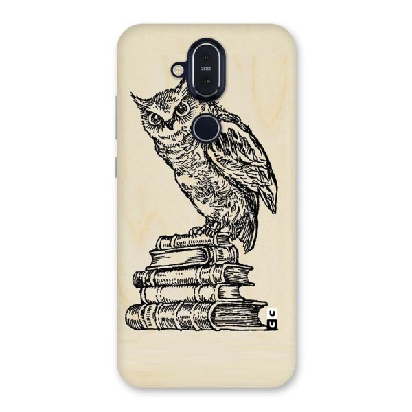 Book Owl Back Case for Nokia 8.1