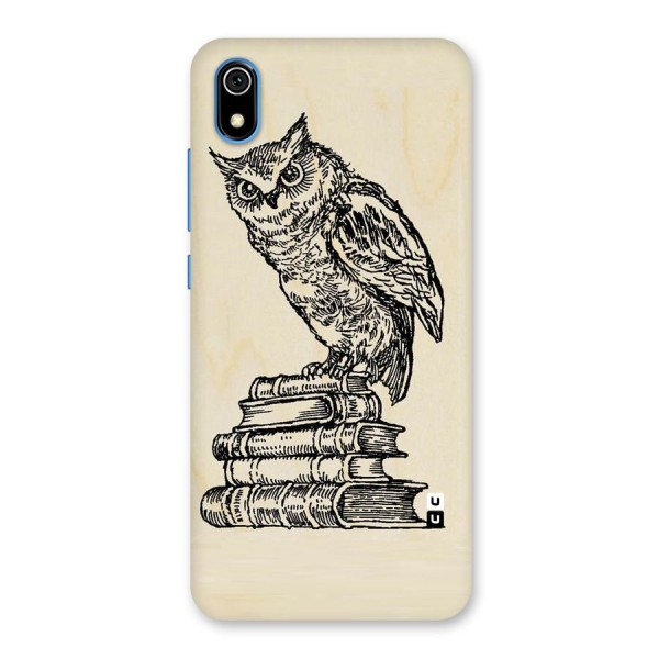 Book Owl Back Case for Redmi 7A