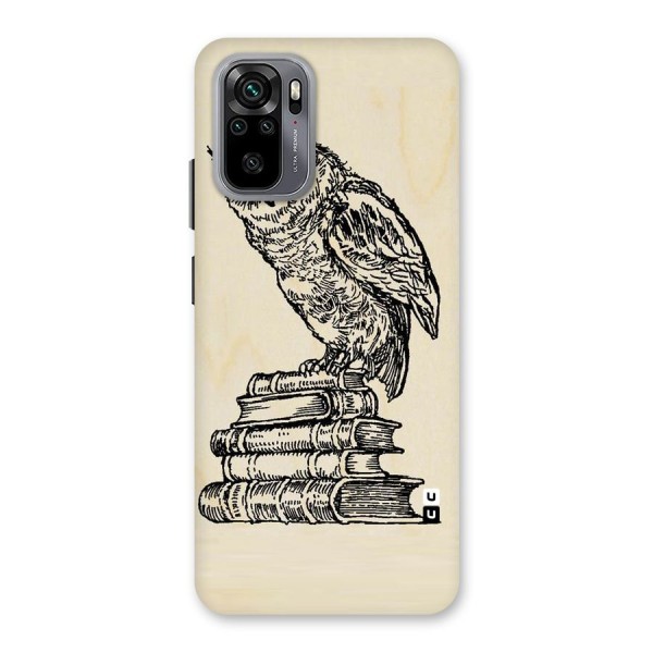 Book Owl Back Case for Redmi Note 10