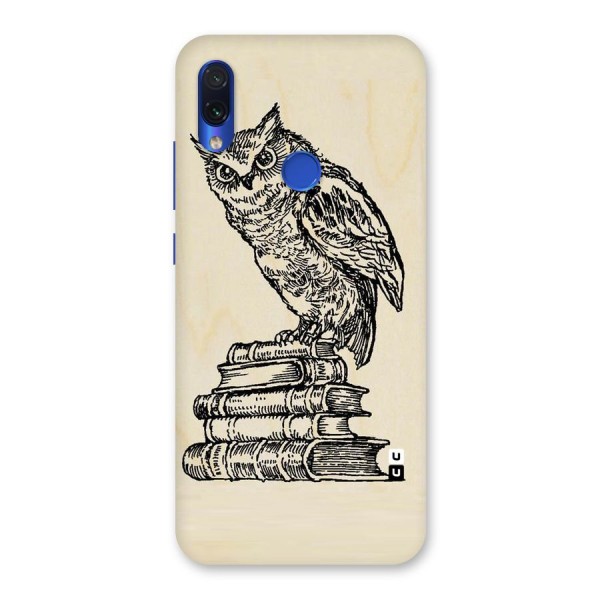 Book Owl Back Case for Redmi Note 7