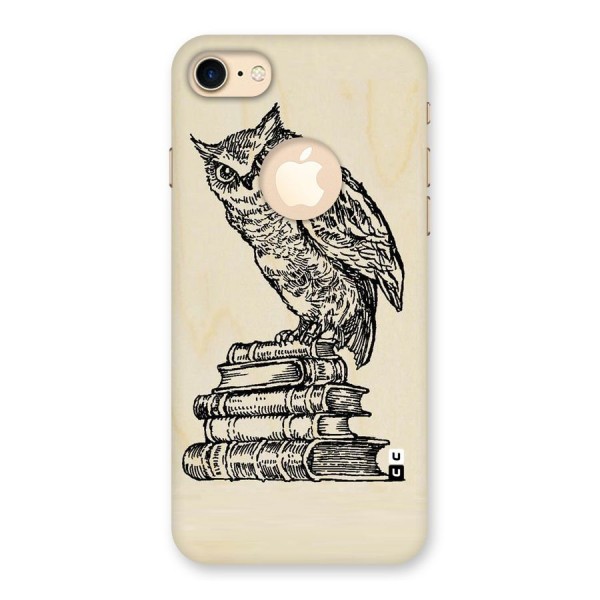 Book Owl Back Case for iPhone 8 Logo Cut