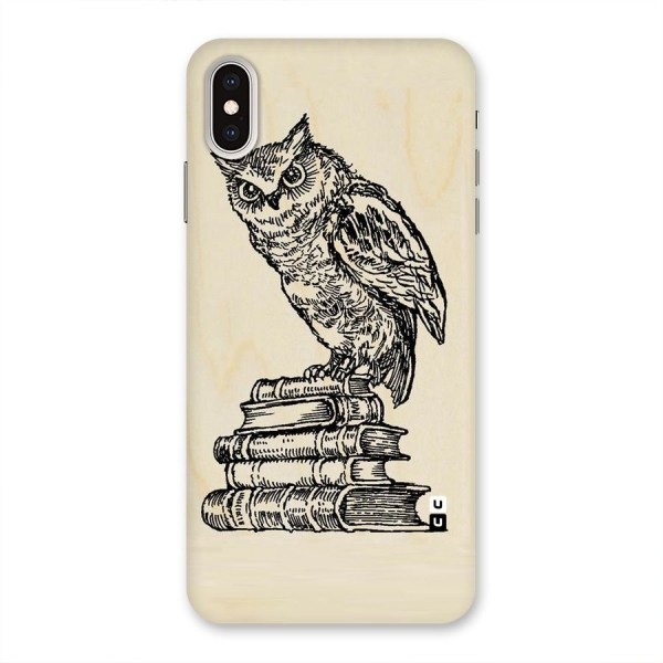 Book Owl Back Case for iPhone XS Max