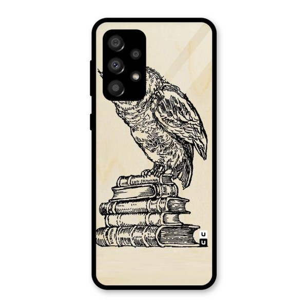 Book Owl Glass Back Case for Galaxy A32