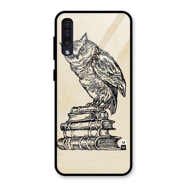 Book Owl Glass Back Case for Galaxy A50s